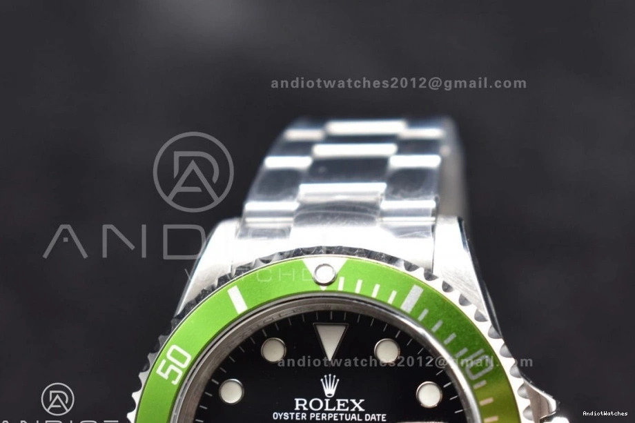 Kermit BPF 469 SS Edition Best Submariner16610LV Bracelet Snug On 0130